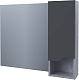 Stella Polare Мебель для ванной Абигель 100 3 двери с зеркальным шкафом темно-серая/цемент – картинка-14